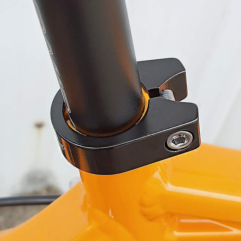 ONIPAX Bicycle Seat Post Clamp Aluminum Alloy 31.8MM/34.9MM Black (31.8MM) - Image 2